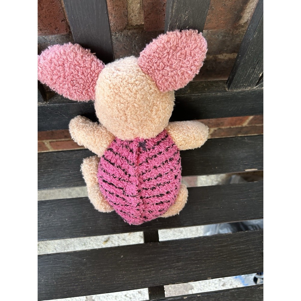 1998 Mattel‎ Disney Winnie the Pooh Giggle Piglet Plush 11" - Picture 2 of 5
